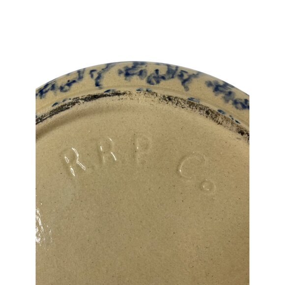 VTG RRP Ransbottom Roseville USA Stoneware Casserole 8.5" x 5" P10125 Oven Safe - Picture 10 of 10